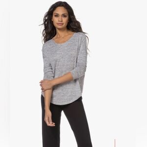 EUC - Rag & Bone Light Heatger Grey Knit  Long Sleeve Tee